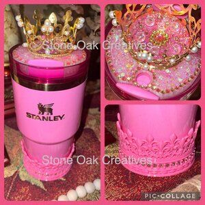Good Witch Glinda Crown tumbler topper or Rhinestone Crown Boot